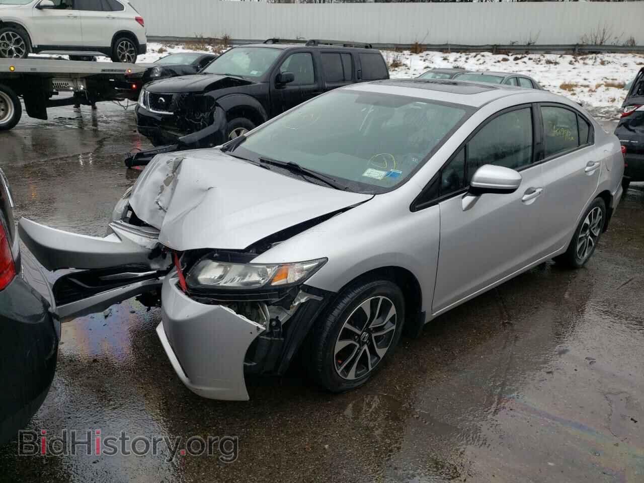 2015 HONDA CIVIC - VIN: 19XFB2F80FE225547 - Фото 2