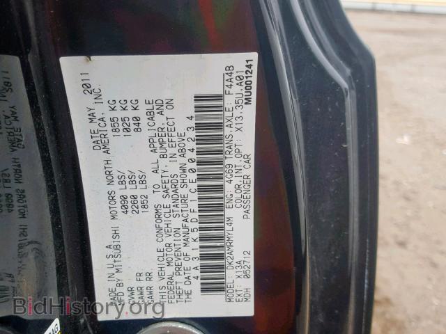 2012 MITSUBISHI ECLIPSE - VIN: 4A31K5DF1CE004234 - Фото 10