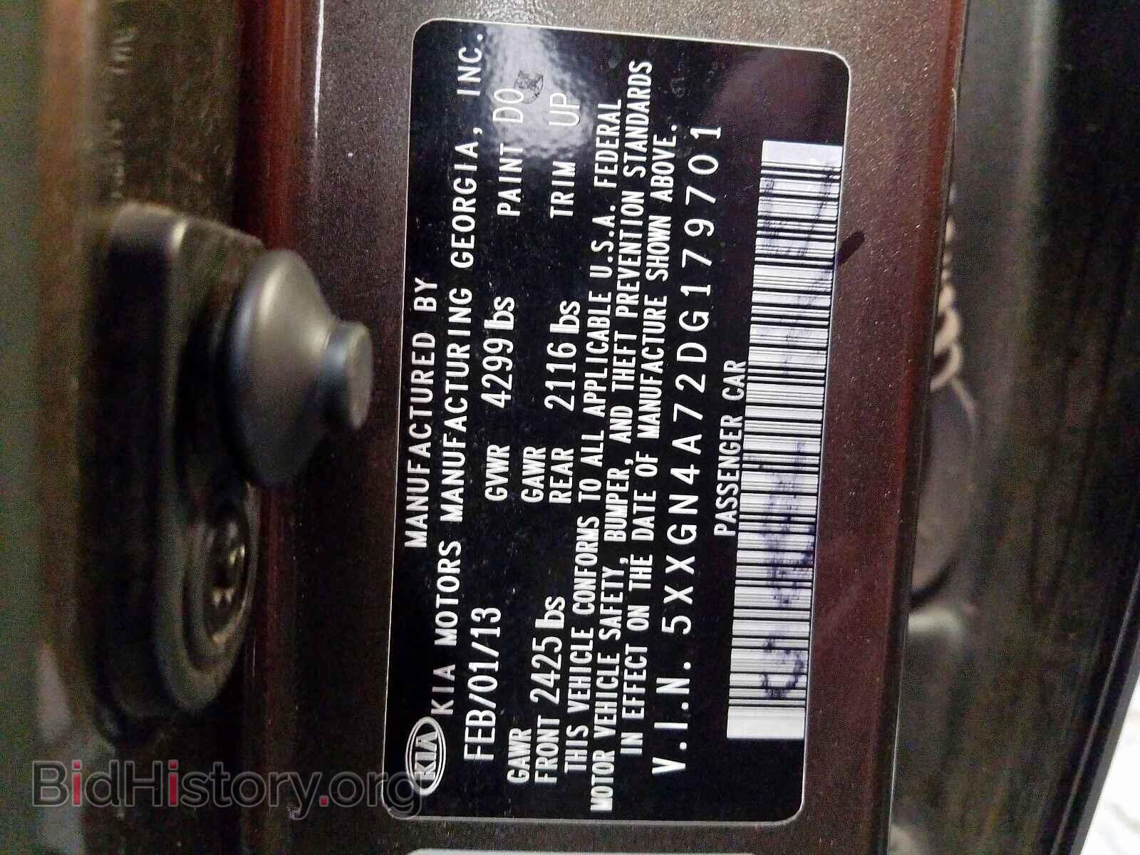 2013 KIA OPTIMA - VIN: 5XXGN4A72DG179701 - Photo 10