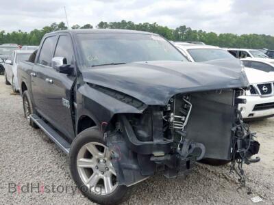 2017 RAM 1500 SLT, черный — VIN 1C6RR6LT4HS636613, Copart
