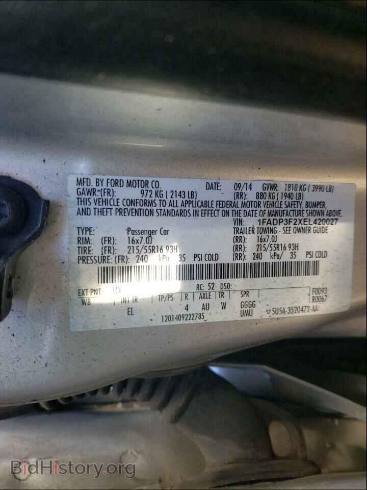 2014 FORD FOCUS - VIN: 1FADP3F2XEL420027 - Photo 10
