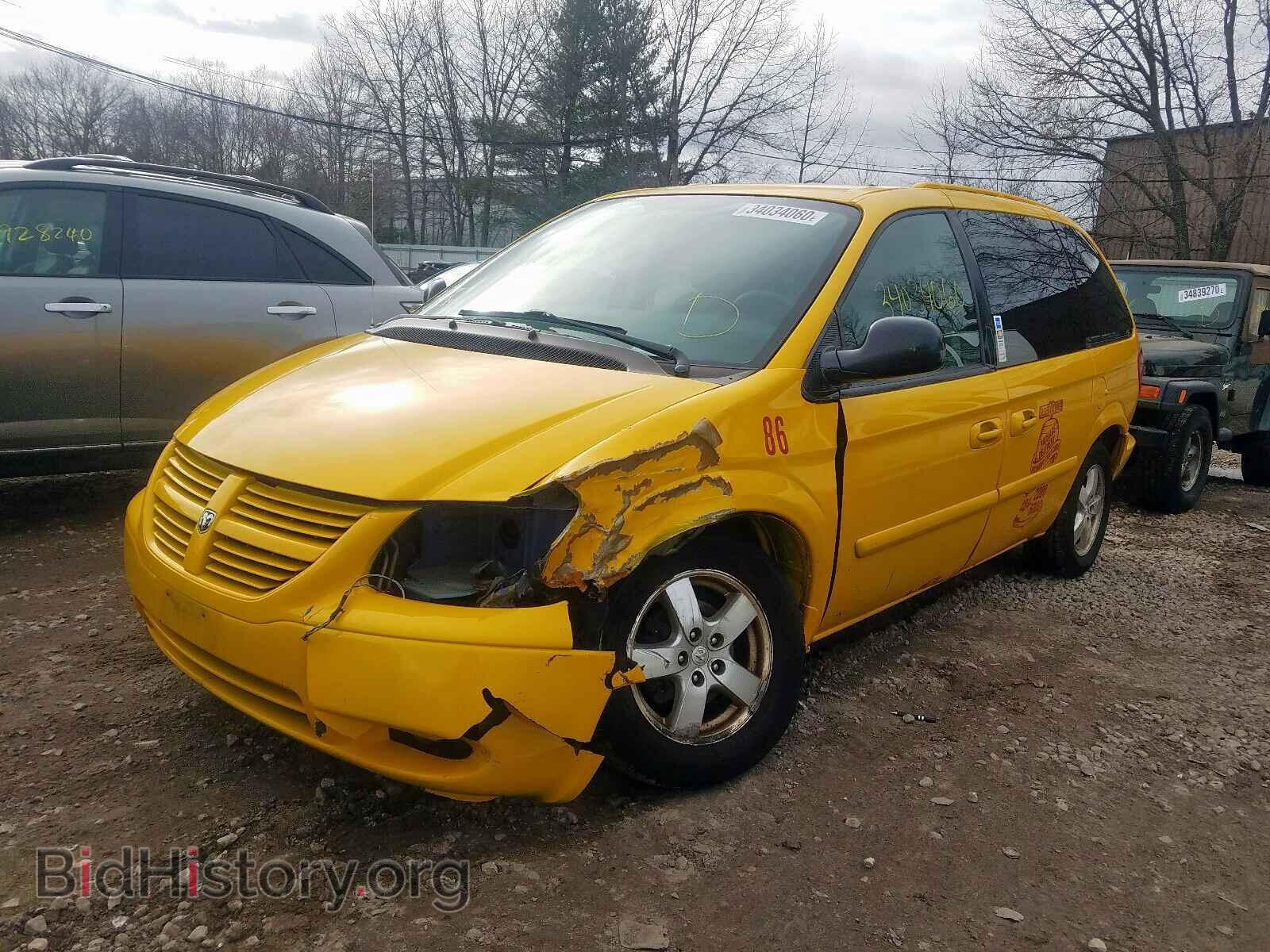 2007 DODGE CARAVAN - VIN: 1D4GP45R87B237135 - Фото 2