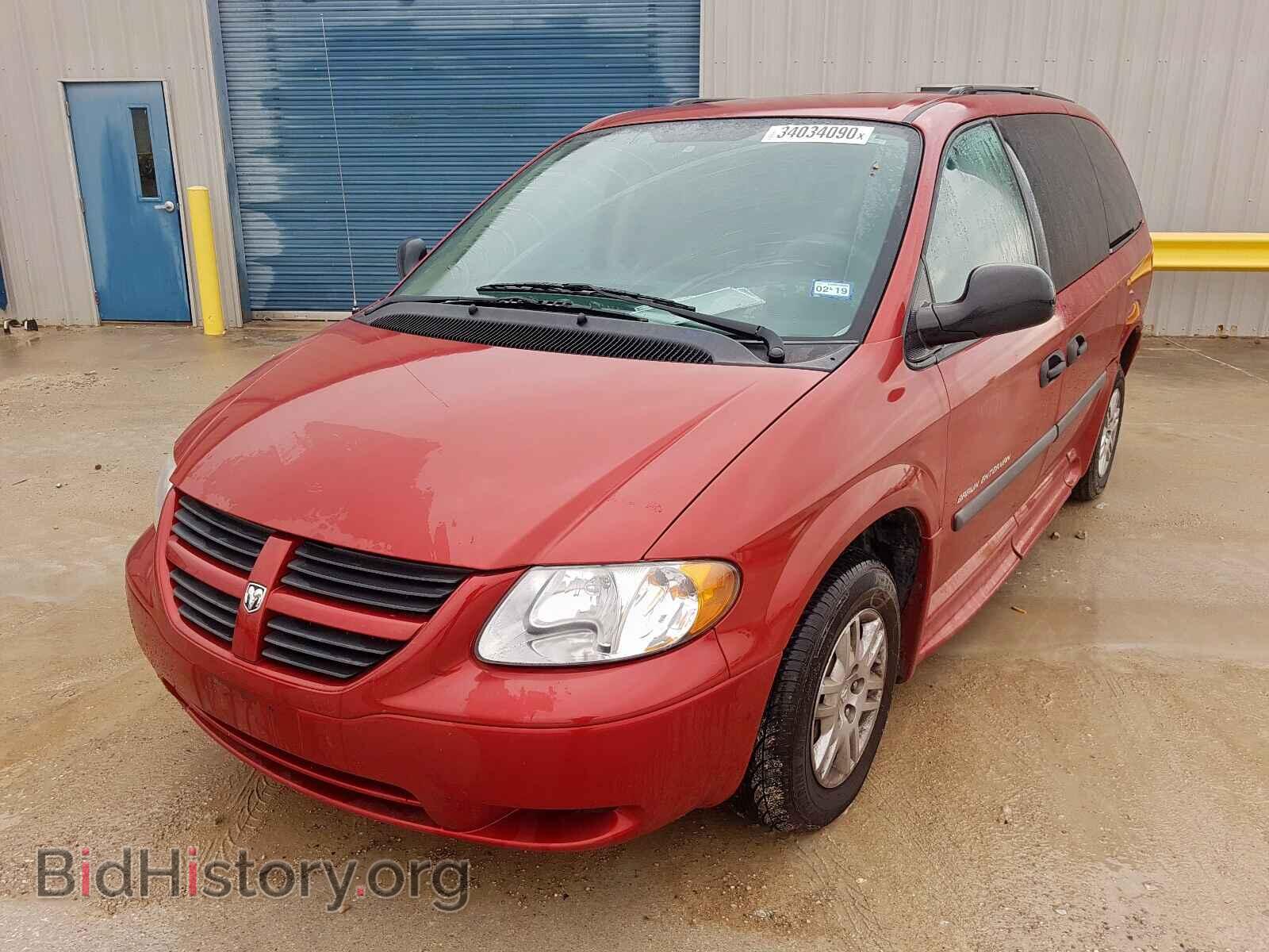 2007 DODGE CARAVAN - VIN: 1D4GP24R87B166122 - Фото 2