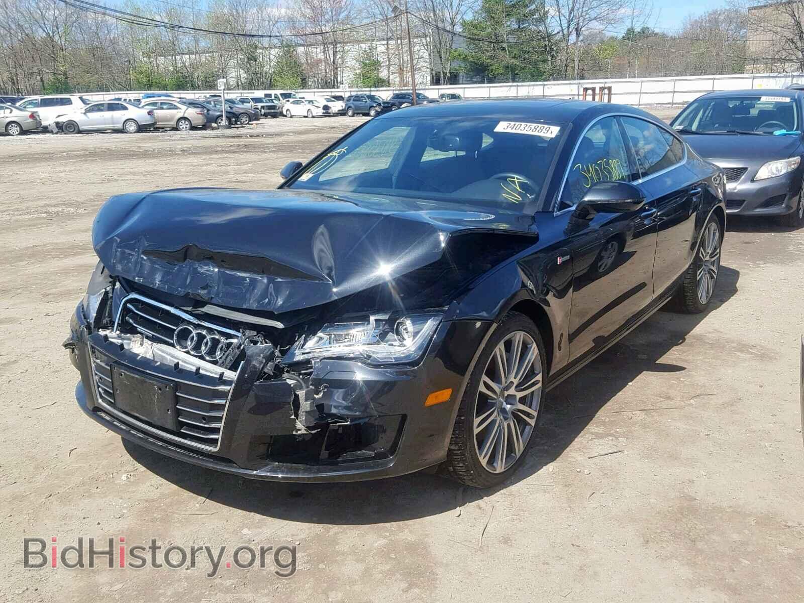 2014 AUDI A7 - VIN: WAUWGAFC3EN155792 - Фото 2