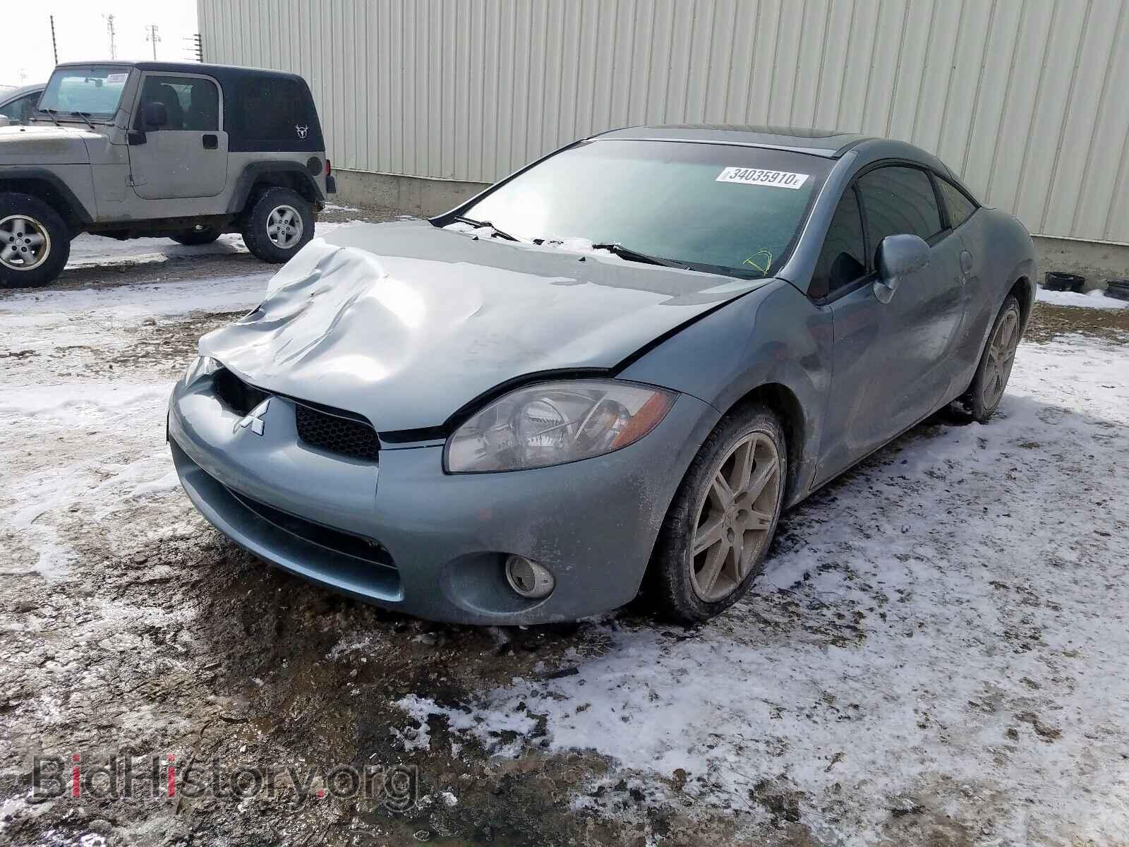 2007 MITSUBISHI ECLIPSE - VIN: 4A3AK34T57E603718 - Photo 2