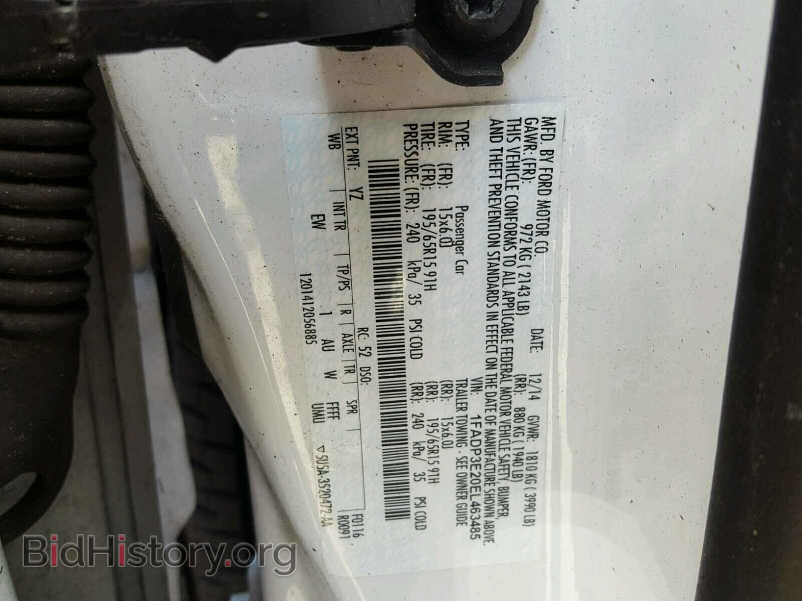 2014 FORD FOCUS - VIN: 1FADP3E20EL463485 - Photo 10