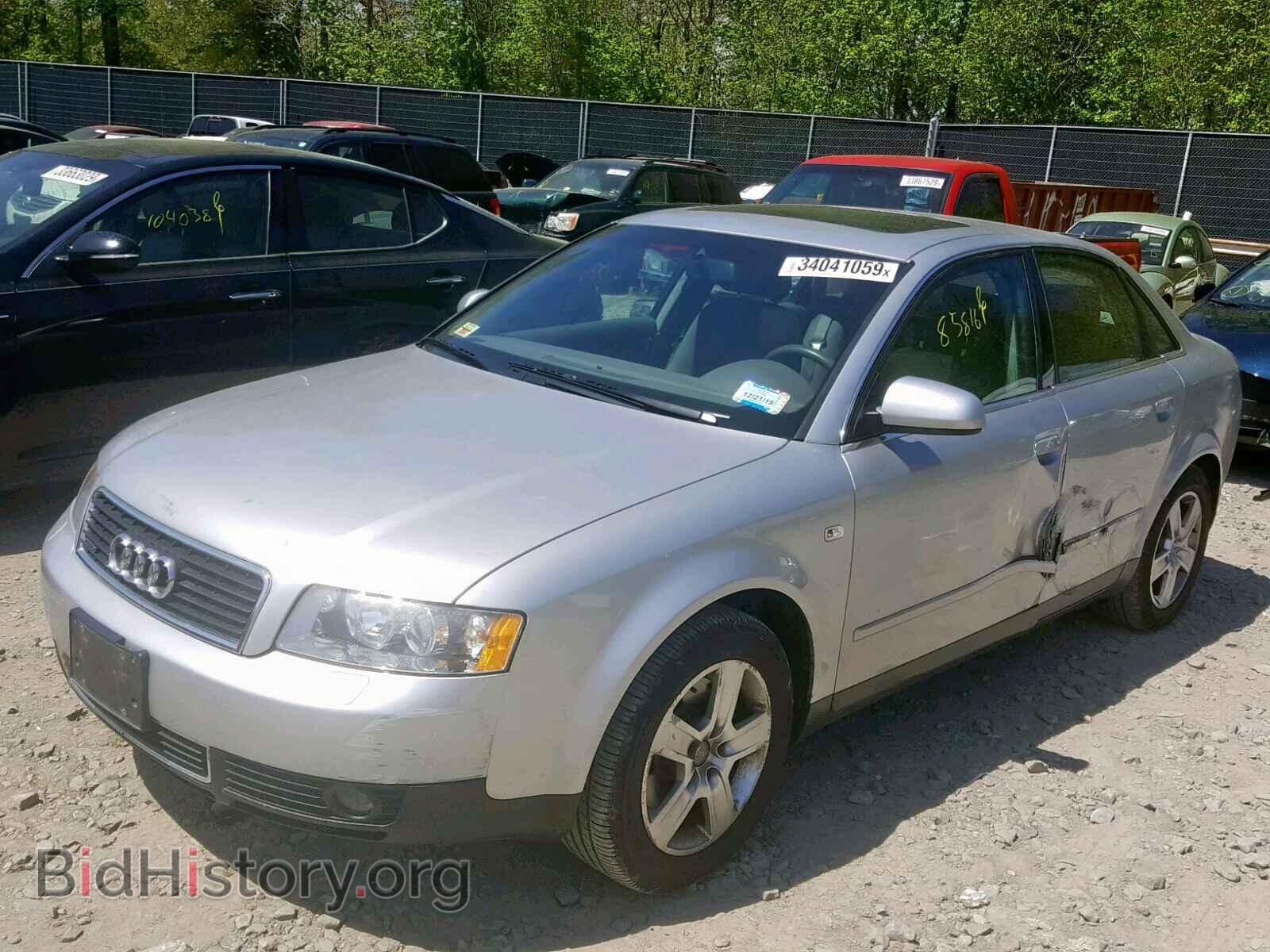 2002 AUDI A4 - VIN: WAULT58E42A129855 - Фото 2