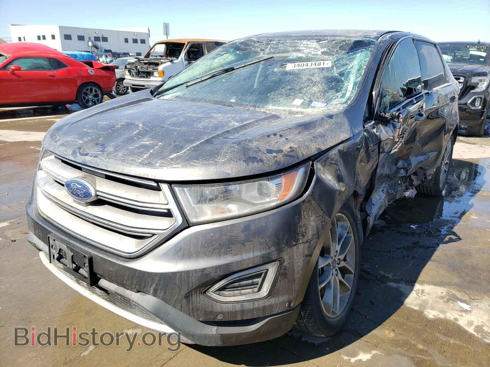 2016 FORD EDGE - VIN: 2FMPK3K82GBC58344 - Фото 2