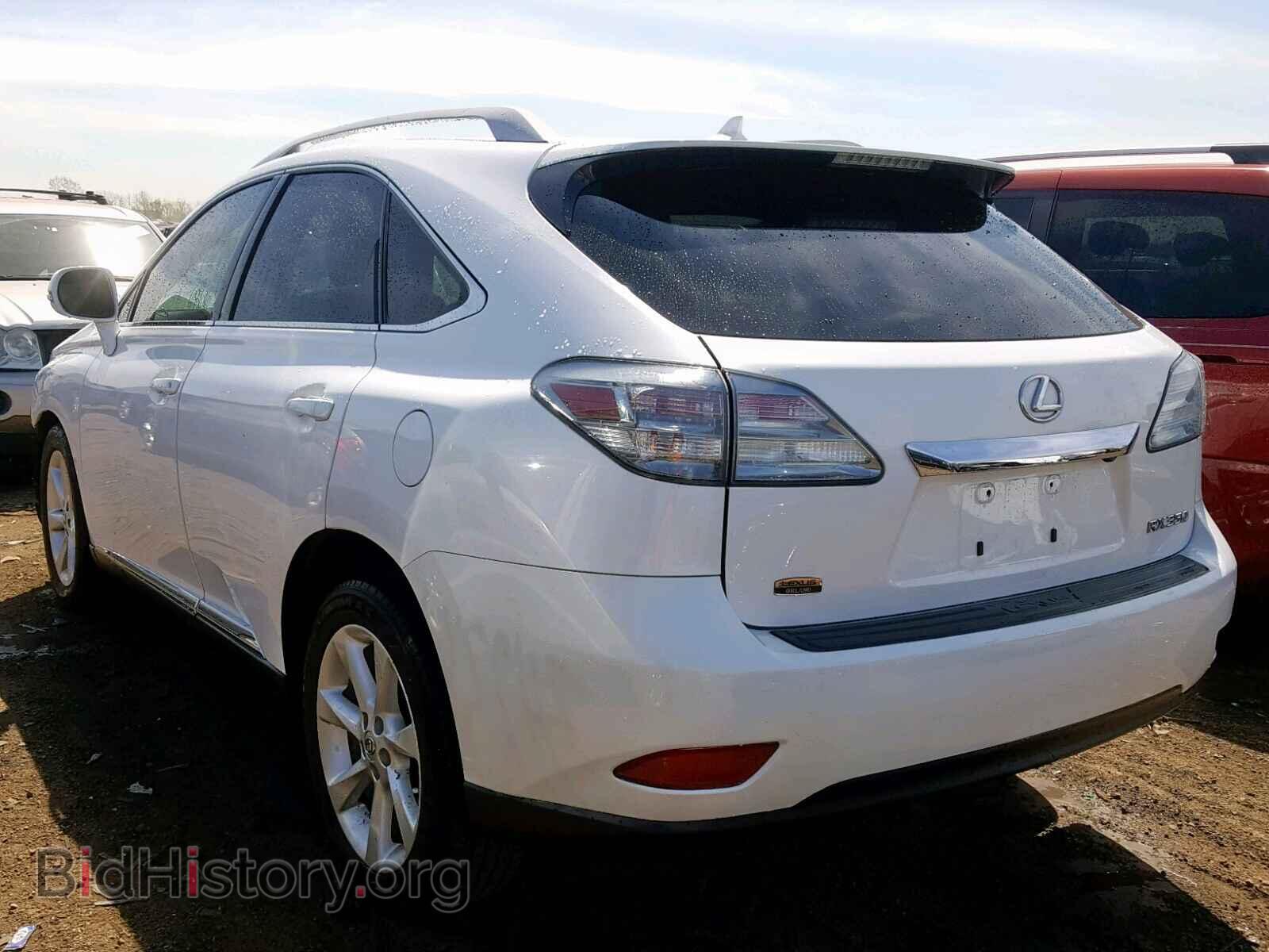2012 LEXUS RX 350 - VIN: 2T2BK1BA1CC124735 - Фото 3