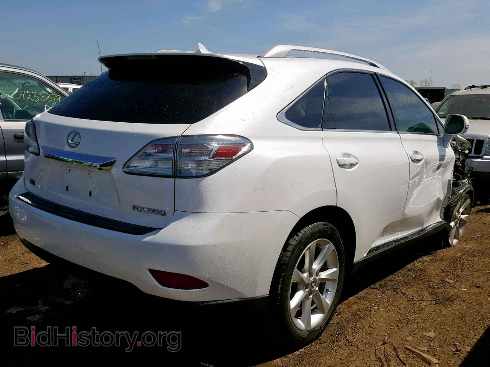 2012 LEXUS RX 350 - VIN: 2T2BK1BA1CC124735 - Фото 4