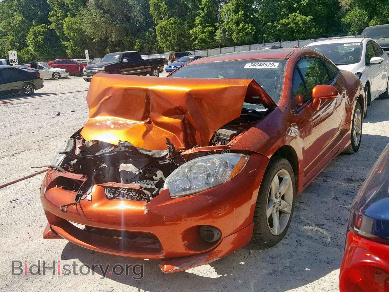 2007 MITSUBISHI ECLIPSE - VIN: 4A3AK24F47E039225 - Фото 2