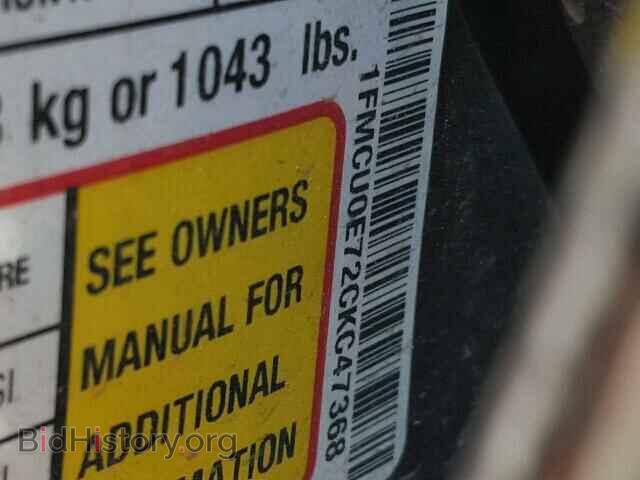2012 FORD ESCAPE - VIN: 1FMCU0E72CKC47368 - Фото 10