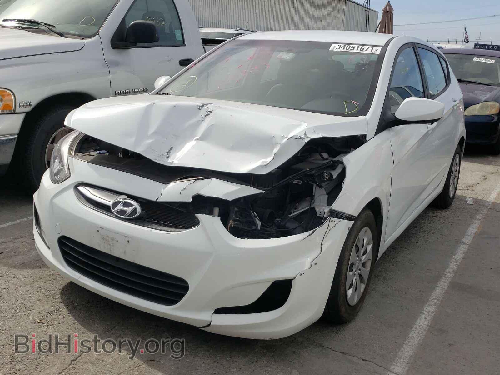 2016 HYUNDAI ACCENT - VIN: KMHCT5AE0GU274826 - Фото 2