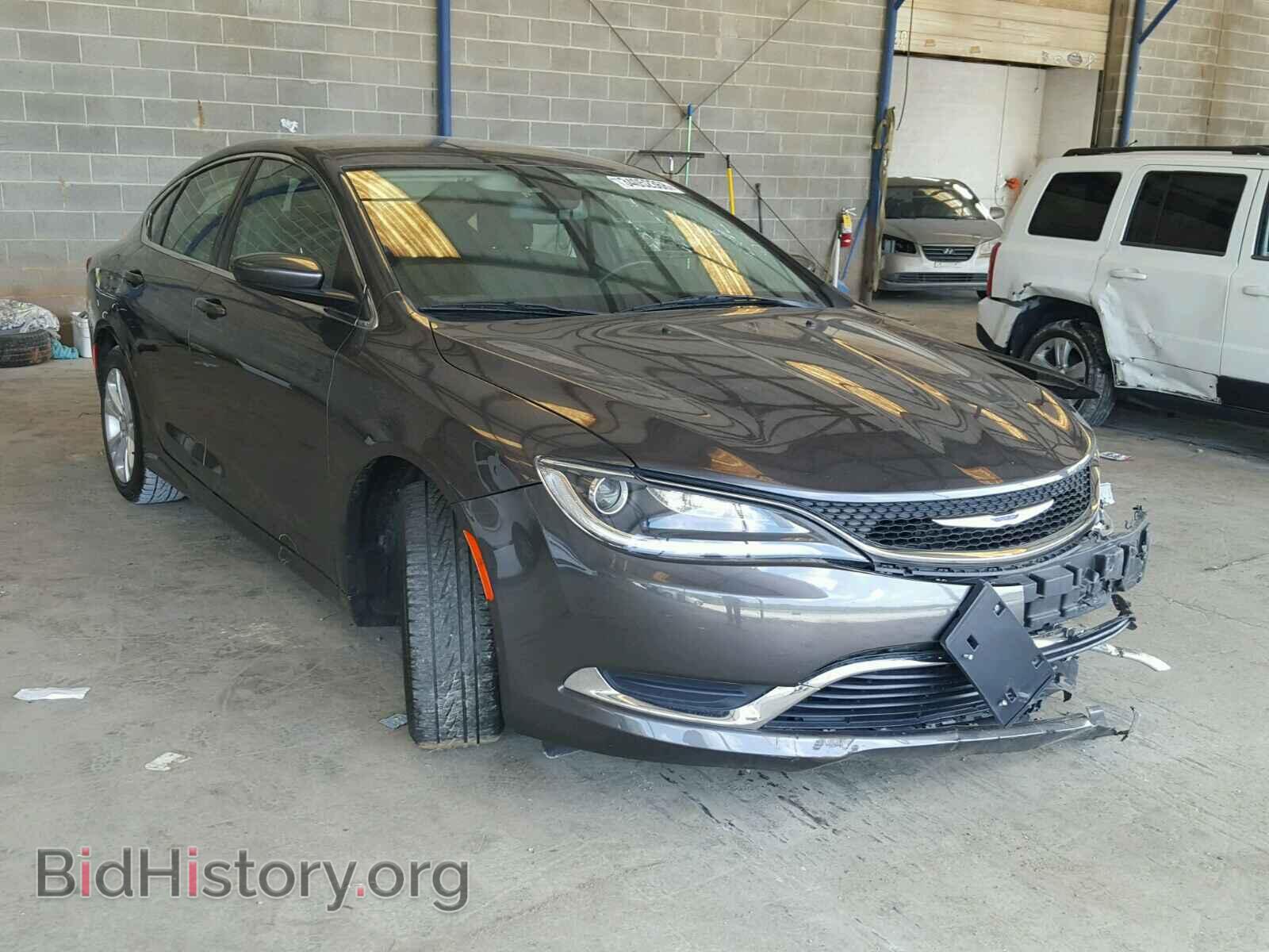 Фотография 1C3CCCAB2GN111107 - CHRYSLER 200 2016