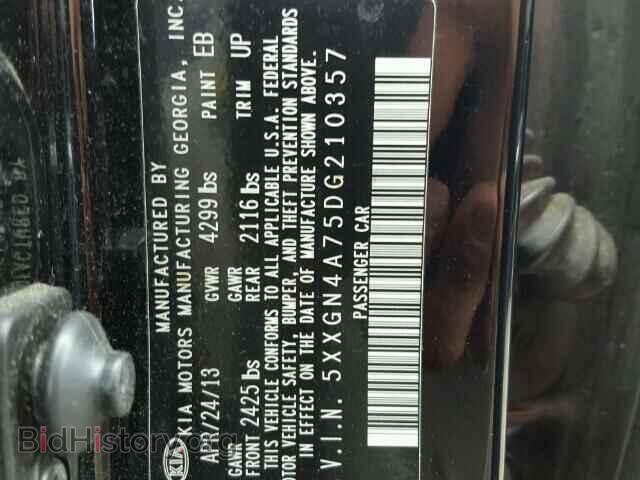 2013 KIA OPTIMA - VIN: 5XXGN4A75DG210357 - Photo 10