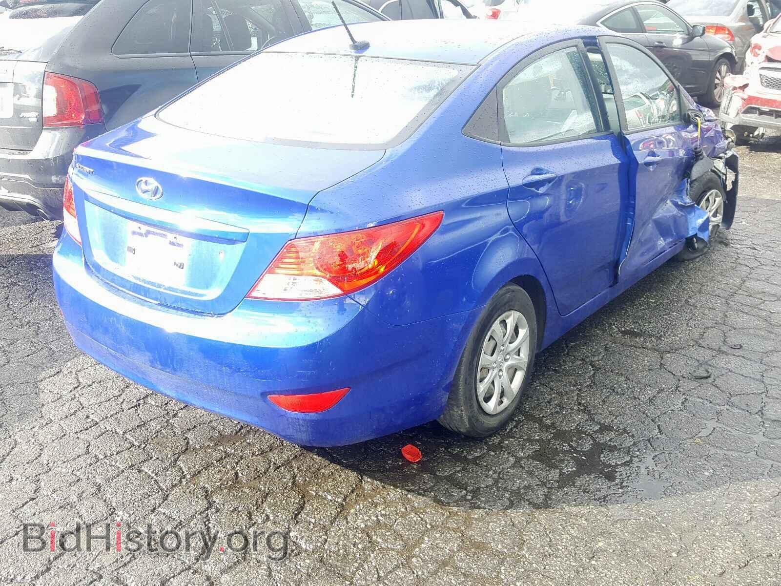 2013 HYUNDAI ACCENT - VIN: KMHCT4AE9DU548319 - Фото 4