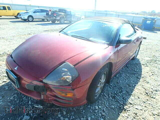 2002 MITSUBISHI ECLIPSE - VIN: 4A3AE85H12E056311 - Фото 2