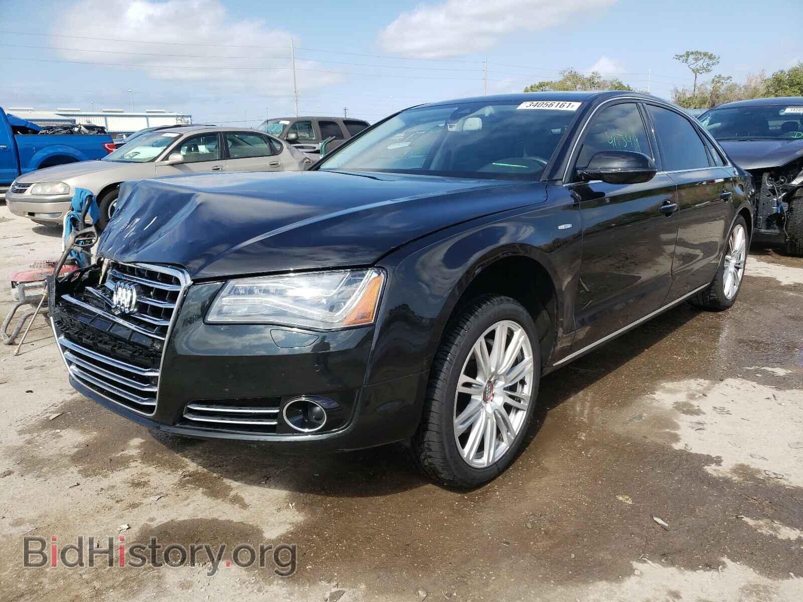 2014 AUDI A8 - VIN: WAURGAFD6EN002667 - Фото 2