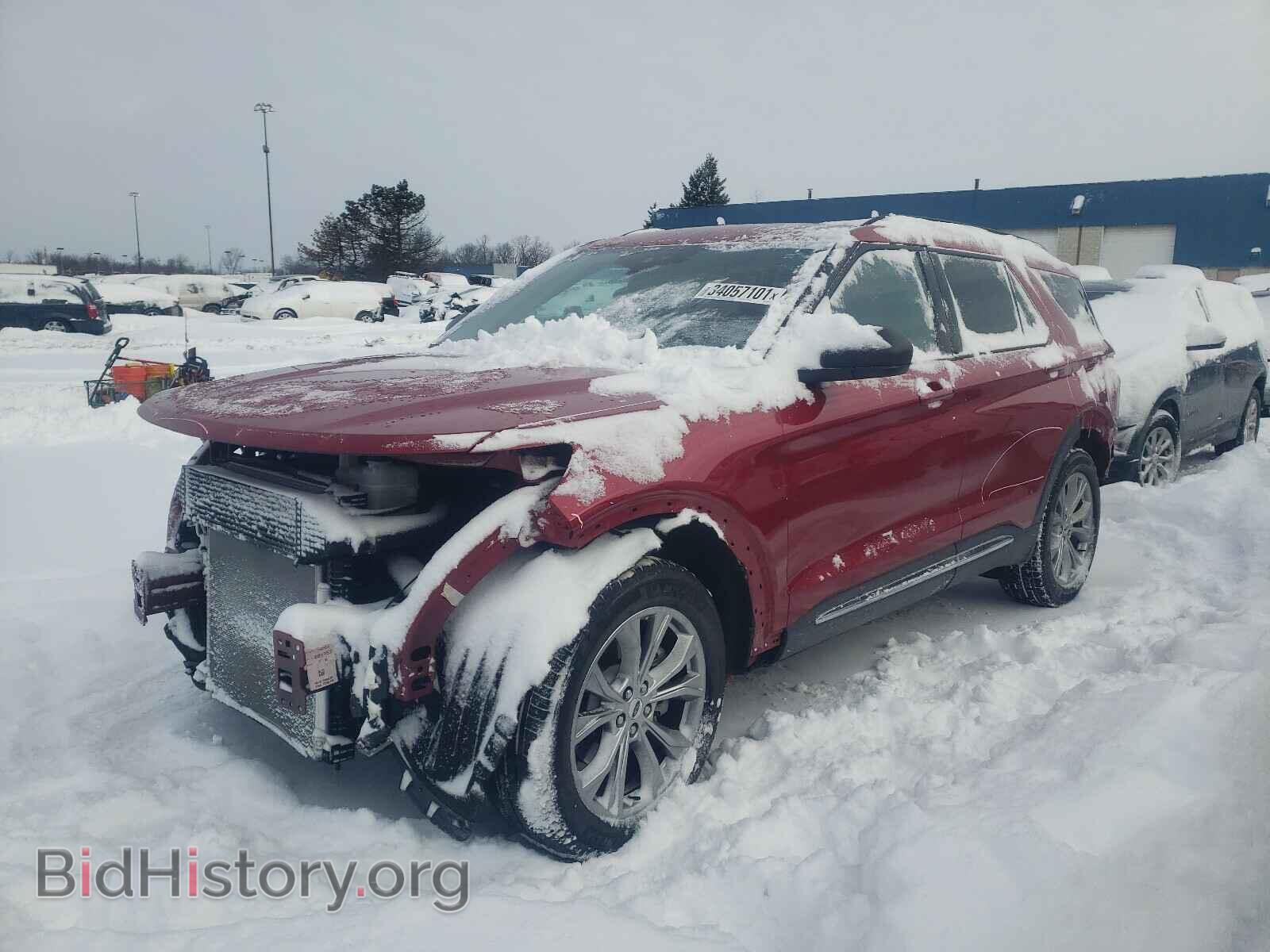 2020 FORD EXPLORER - VIN: 1FMSK8DH6LGA60681 - Фото 2