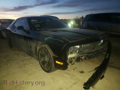 2012 Dodge CHALLENGER, черный — VIN 2C3CDYBT2CH114674, Copart