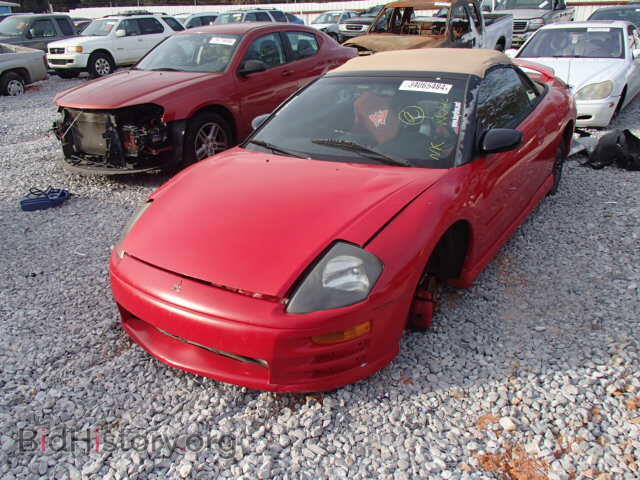 2001 MITSUBISHI ECLIPSE - VIN: 4A3AE85H11E056386 - Photo 2