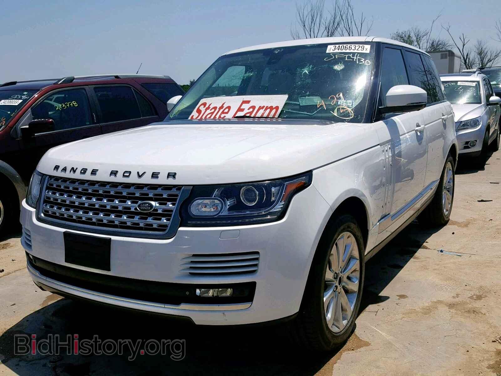 2014 LAND ROVER RANGE ROVE - VIN: SALGS2WFXEA152670 - Фото 2