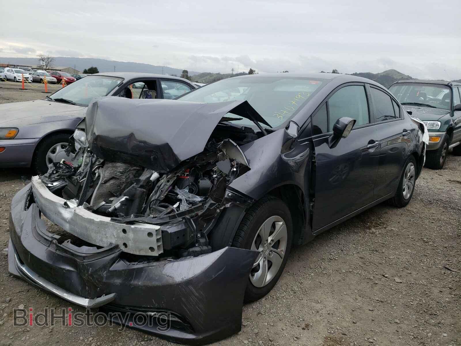 2015 HONDA CIVIC - VIN: 19XFB2F52FE265019 - Фото 2