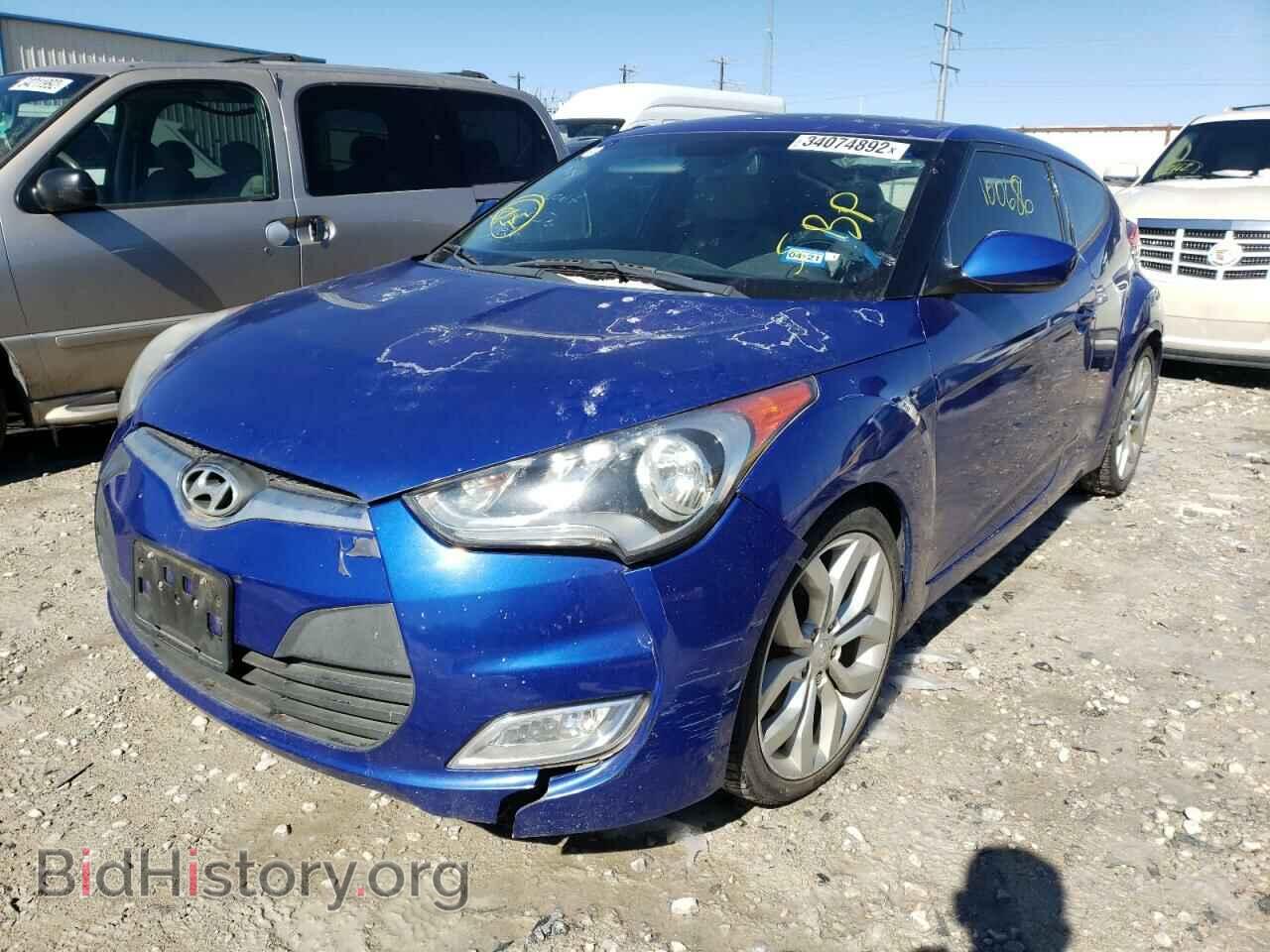 2012 HYUNDAI VELOSTER - VIN: KMHTC6AD7CU079295 - Фото 2