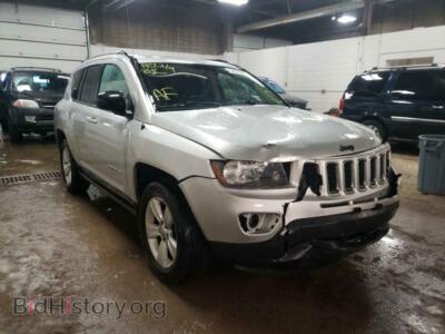 2014 Jeep COMPASS Compass SP, silver — VIN 1C4NJDBB8ED567713, Copart