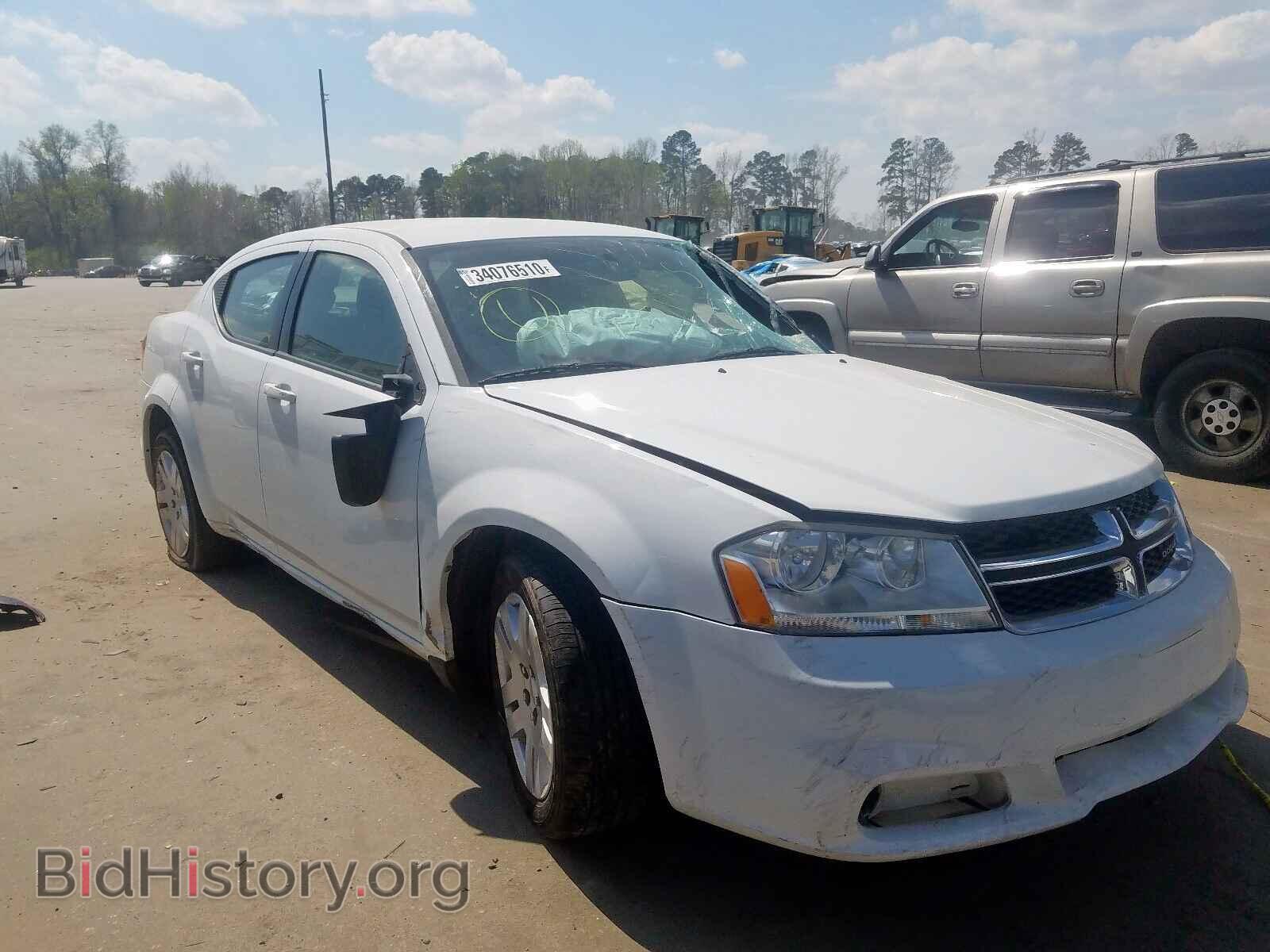 Photo 1C3CDZAG4DN771625 - DODGE AVENGER 2013