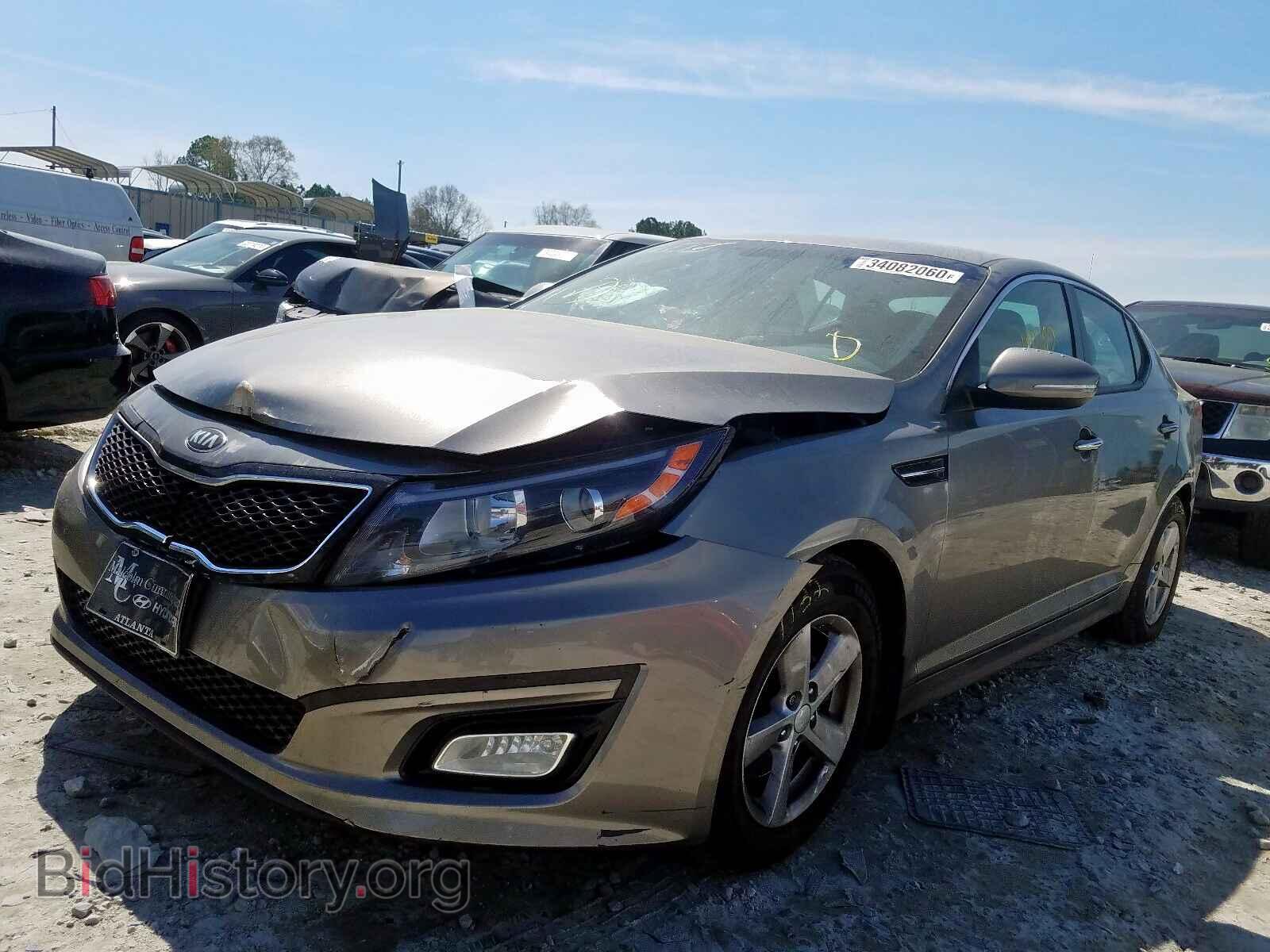 2015 KIA OPTIMA - VIN: 5XXGM4A76FG457103 - Photo 2