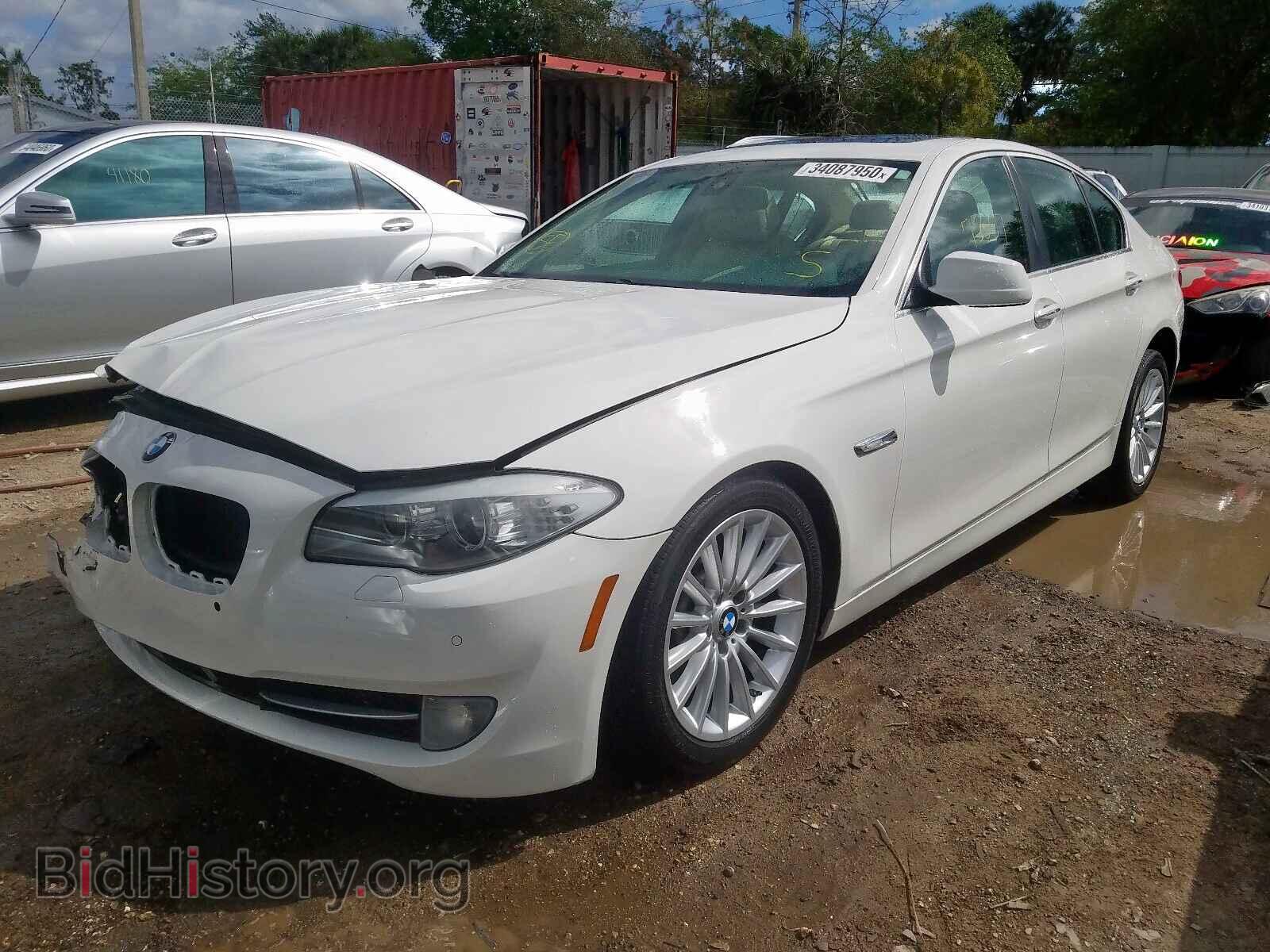 2012 BMW 5 SERIES - VIN: WBAFR7C52CC809211 - Фото 2