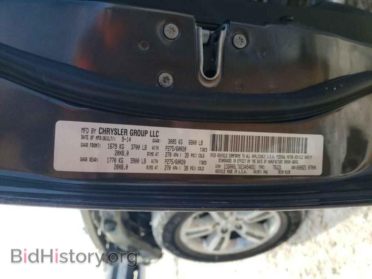 2014 RAM 1500 - VIN: 1C6RR6LT6ES454651 - Фото 10