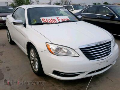 2012 Chrysler 200 200 Limite, белый — VIN 1C3BCBFG2CN143477, Copart