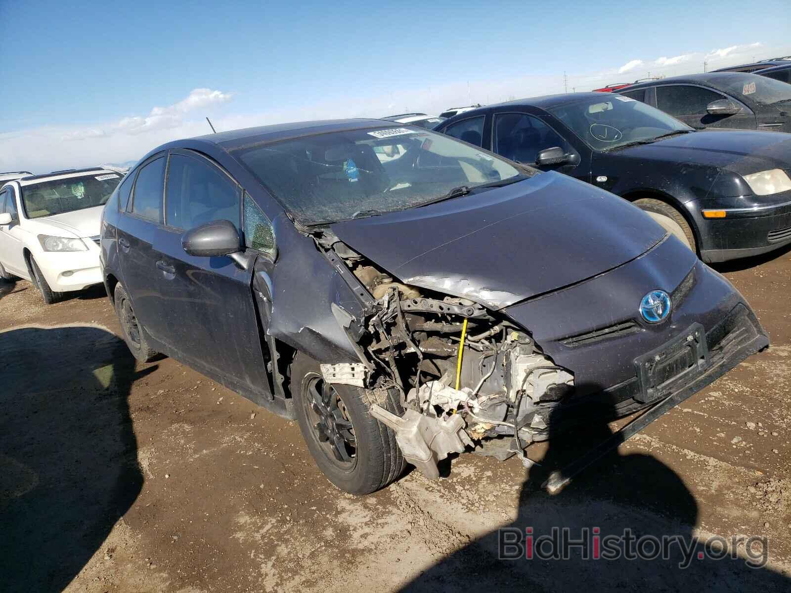 Photo JTDKN3DU5C1482357 - TOYOTA PRIUS 2012