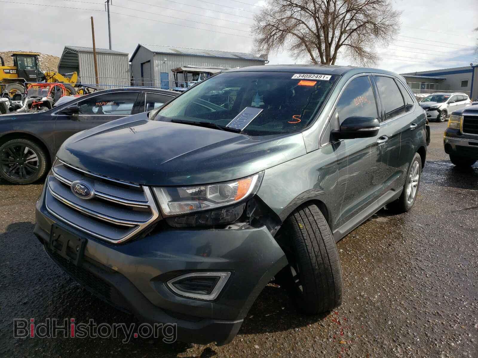 2015 FORD EDGE - VIN: 2FMTK4K98FBB21744 - Фото 2