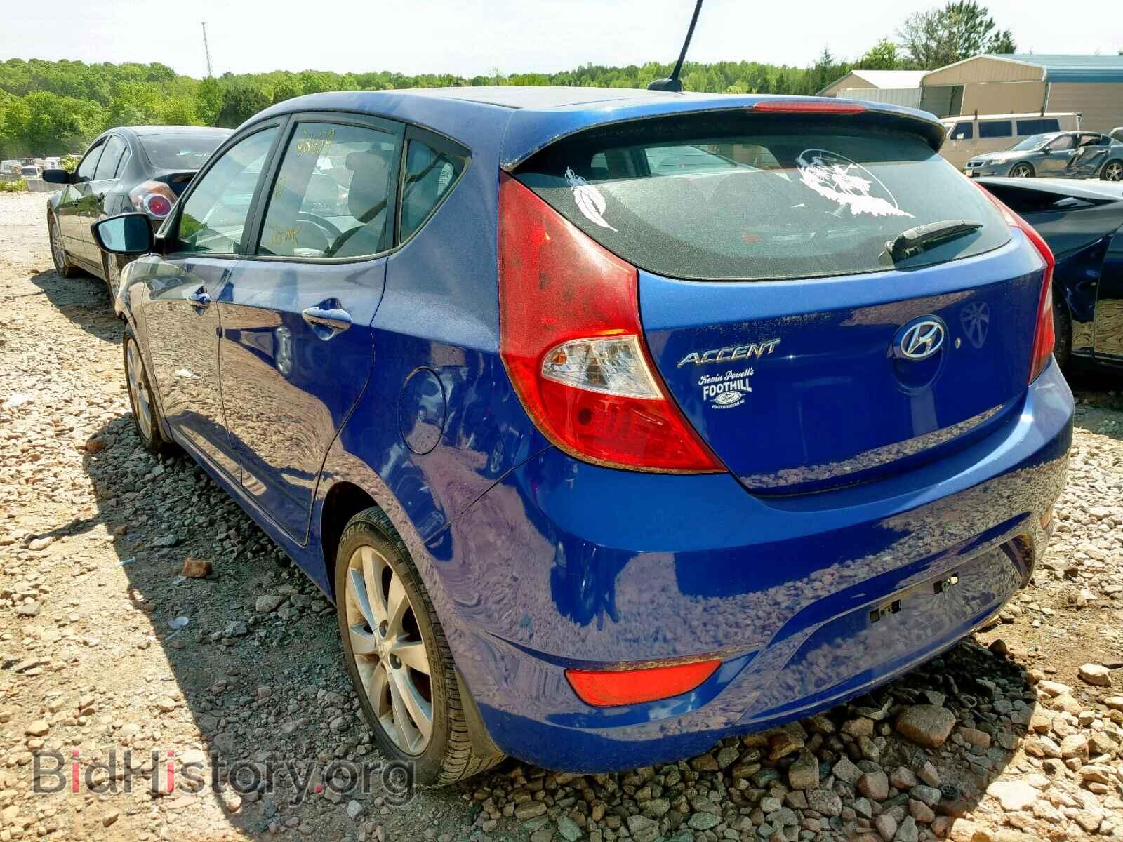 2014 HYUNDAI ACCENT - VIN: KMHCU5AE2EU152365 - Фото 3