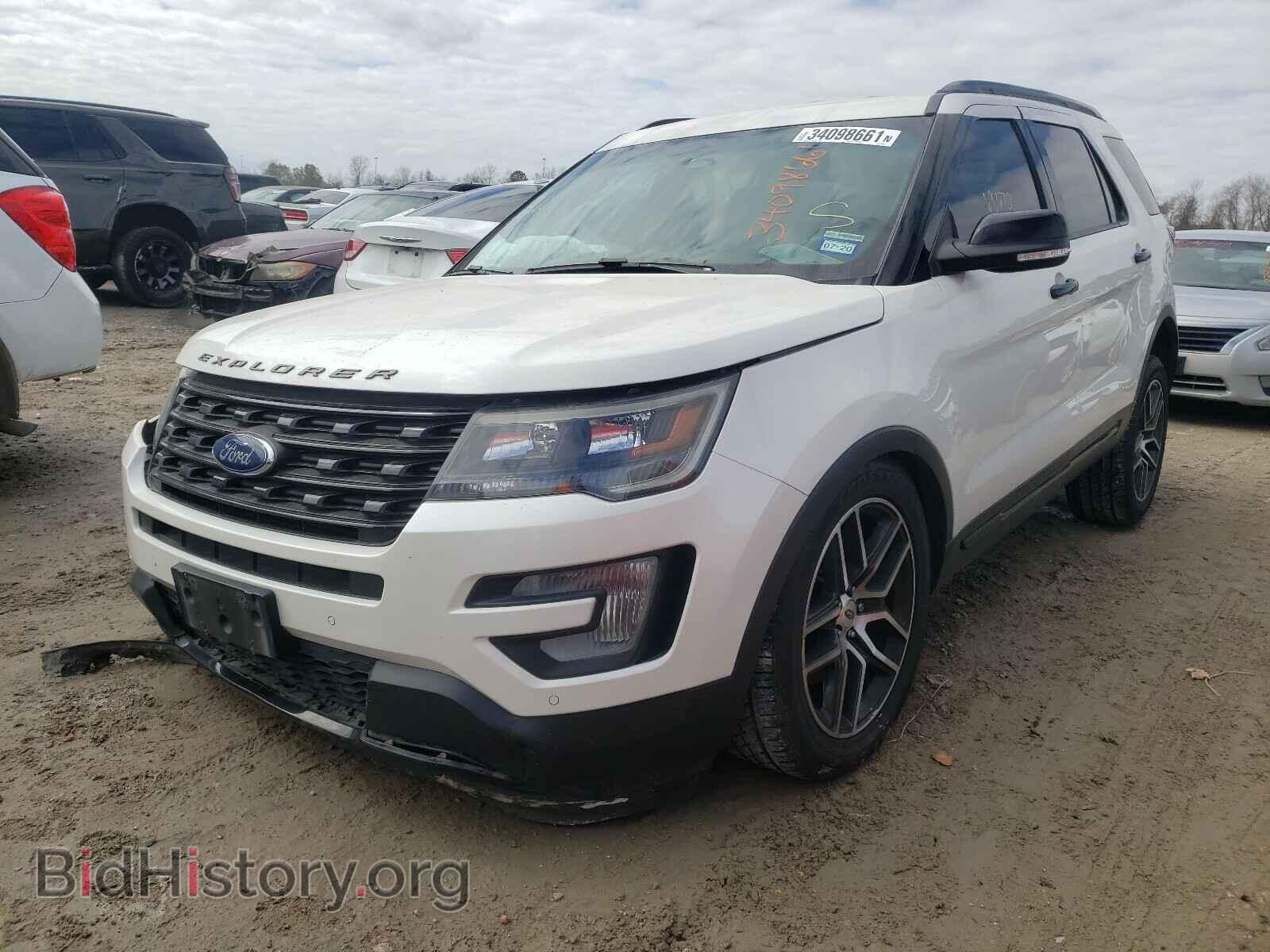 2016 FORD EXPLORER - VIN: 1FM5K8GT9GGB79263 - Фото 2