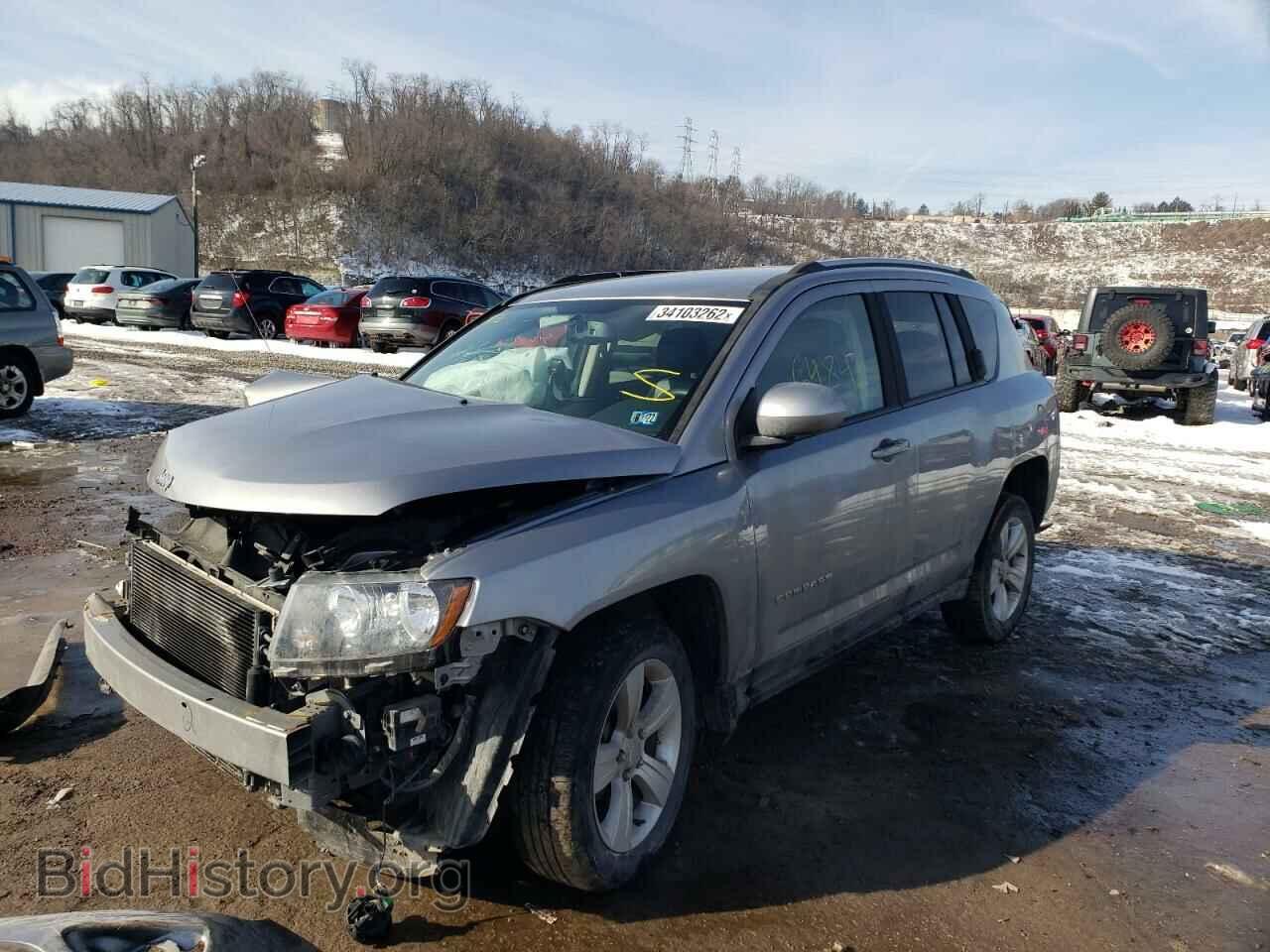 2016 JEEP COMPASS - VIN: 1C4NJDEB6GD650863 - Фото 2