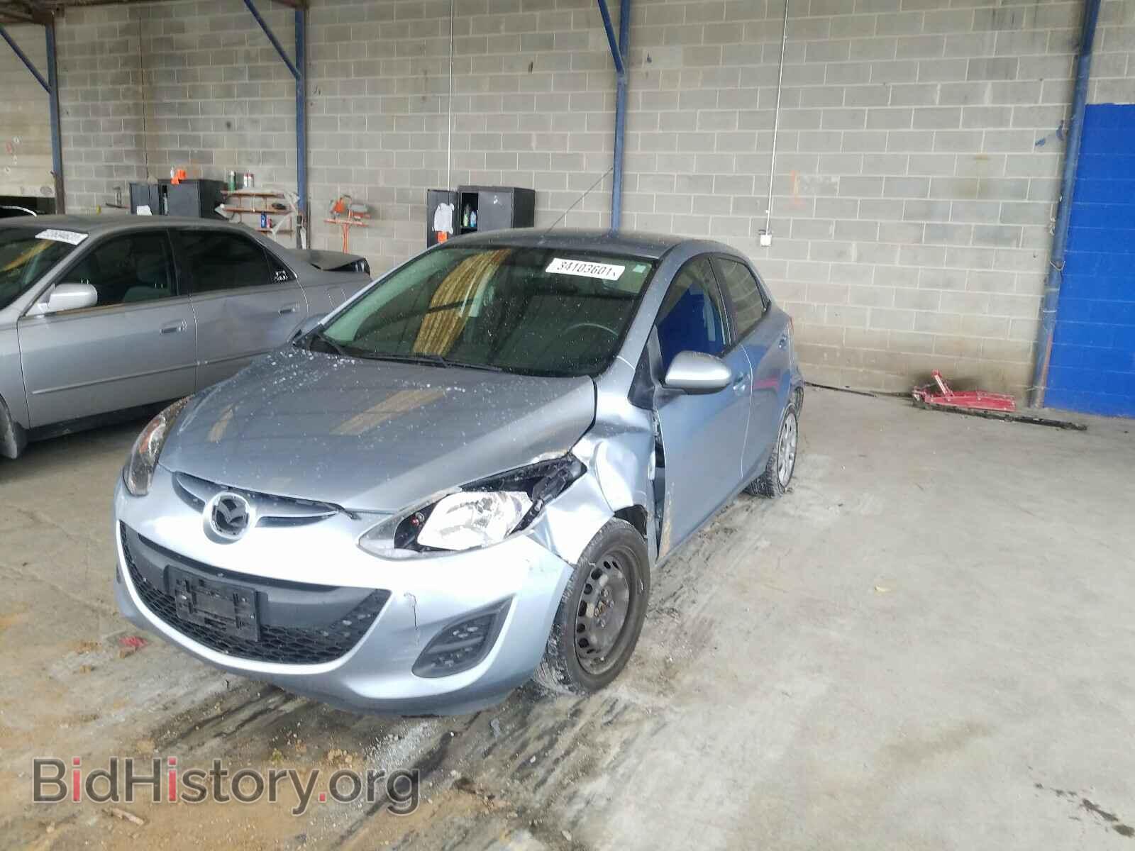 2013 MAZDA 2 - VIN: JM1DE1KY8D0170673 - Фото 2