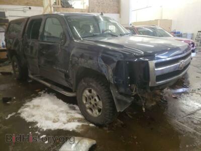 2007 Chevrolet SILVERADO, синий — VIN 2GCEK13M271556040, Copart
