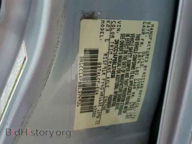 2011 NISSAN VERSA - VIN: 3N1CC1AP8BL374936 - Фото 10