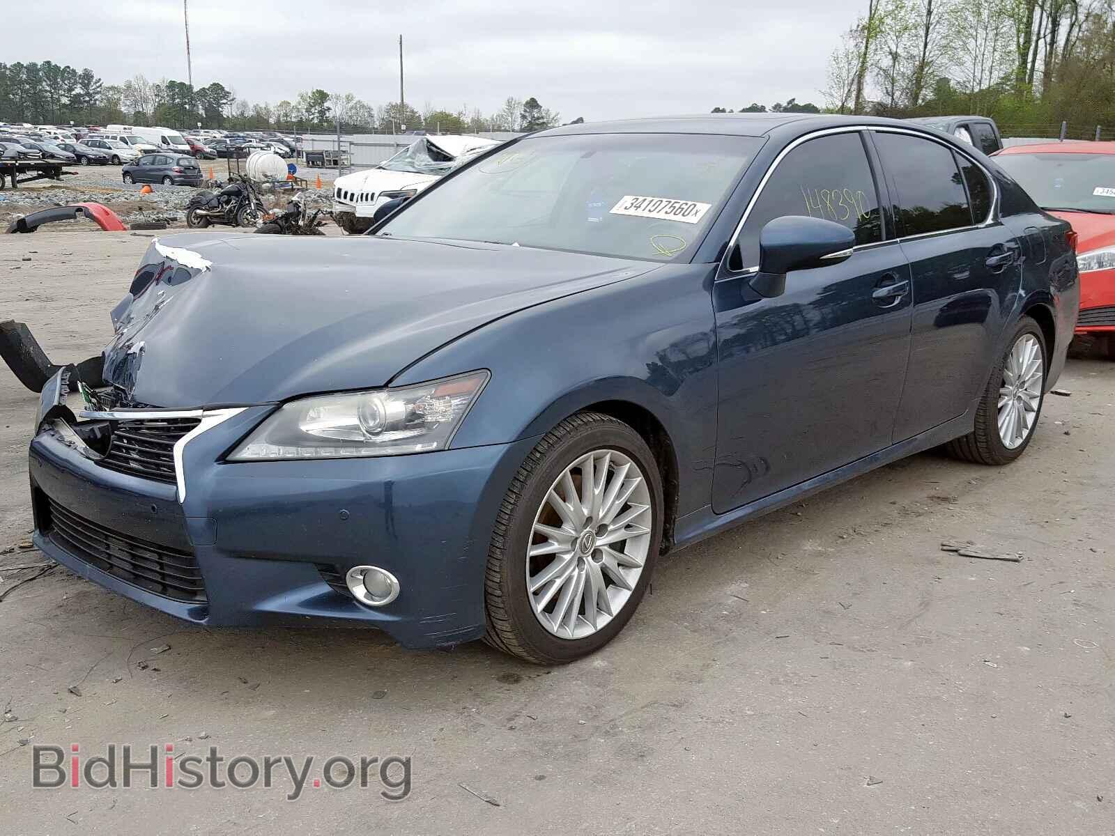 2013 LEXUS GS350 - VIN: JTHBE1BL3D5001464 - Фото 2