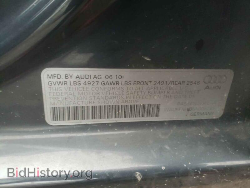 2011 Audi A4 (VIN WAUFFAFL0BN006285) — фото 10 из 10