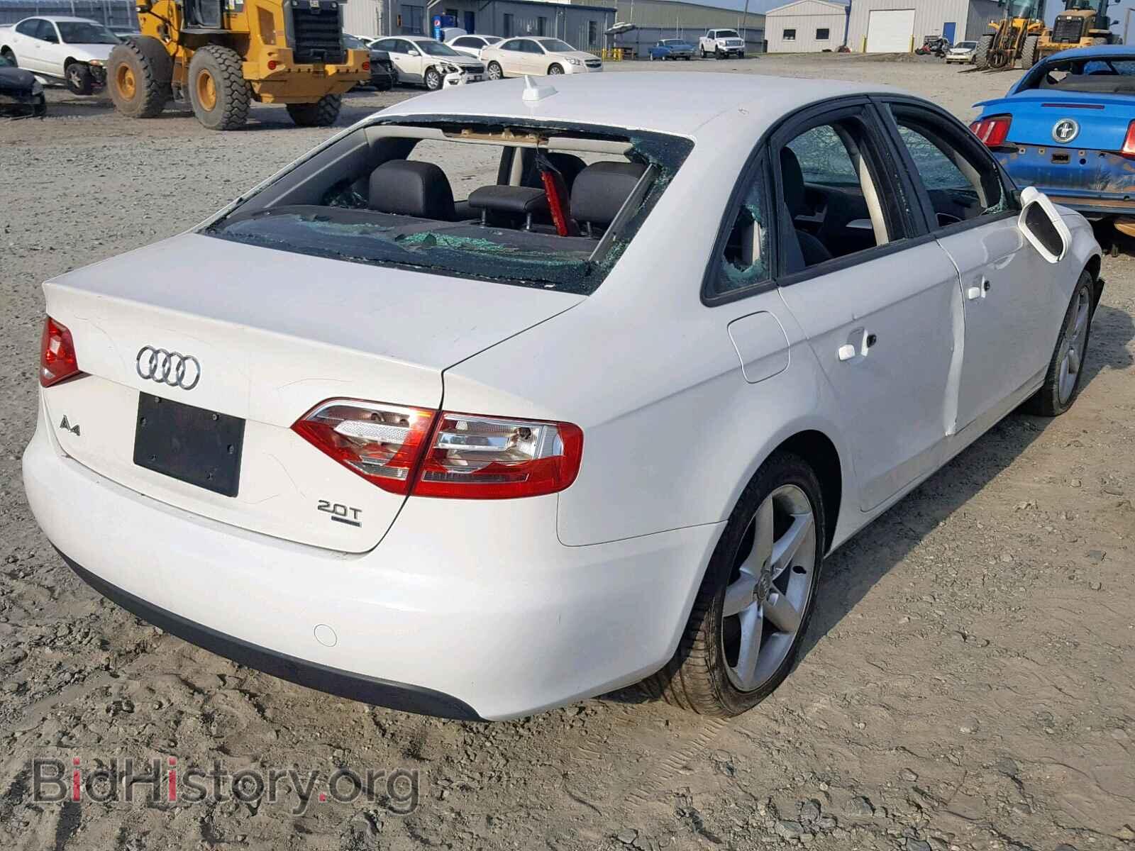2012 AUDI A4 - VIN: WAUBFAFL4CA114769 - Фото 4