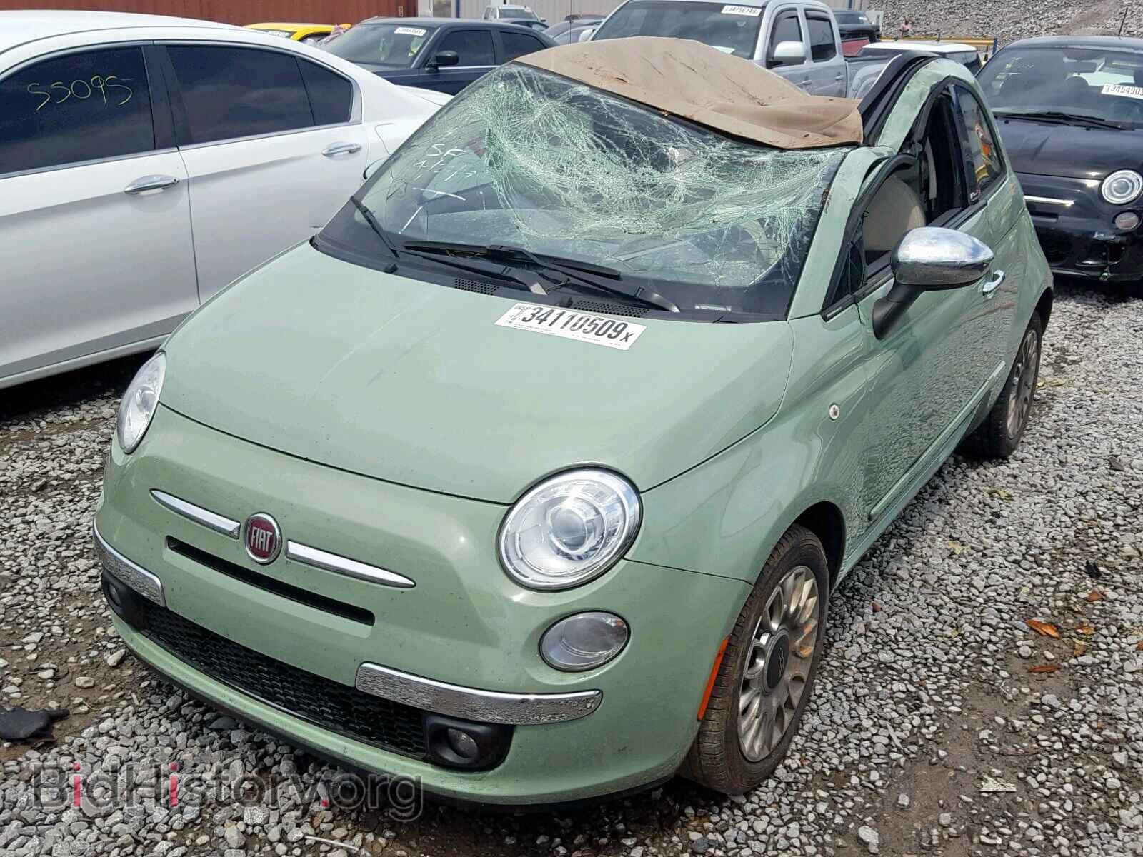 2015 FIAT 500 - VIN: 3C3CFFER4FT653288 - Фото 2