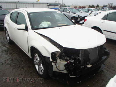 2011 Dodge AVENGER Avenger MA, white — VIN 1B3BD1FG0BN519709, Copart