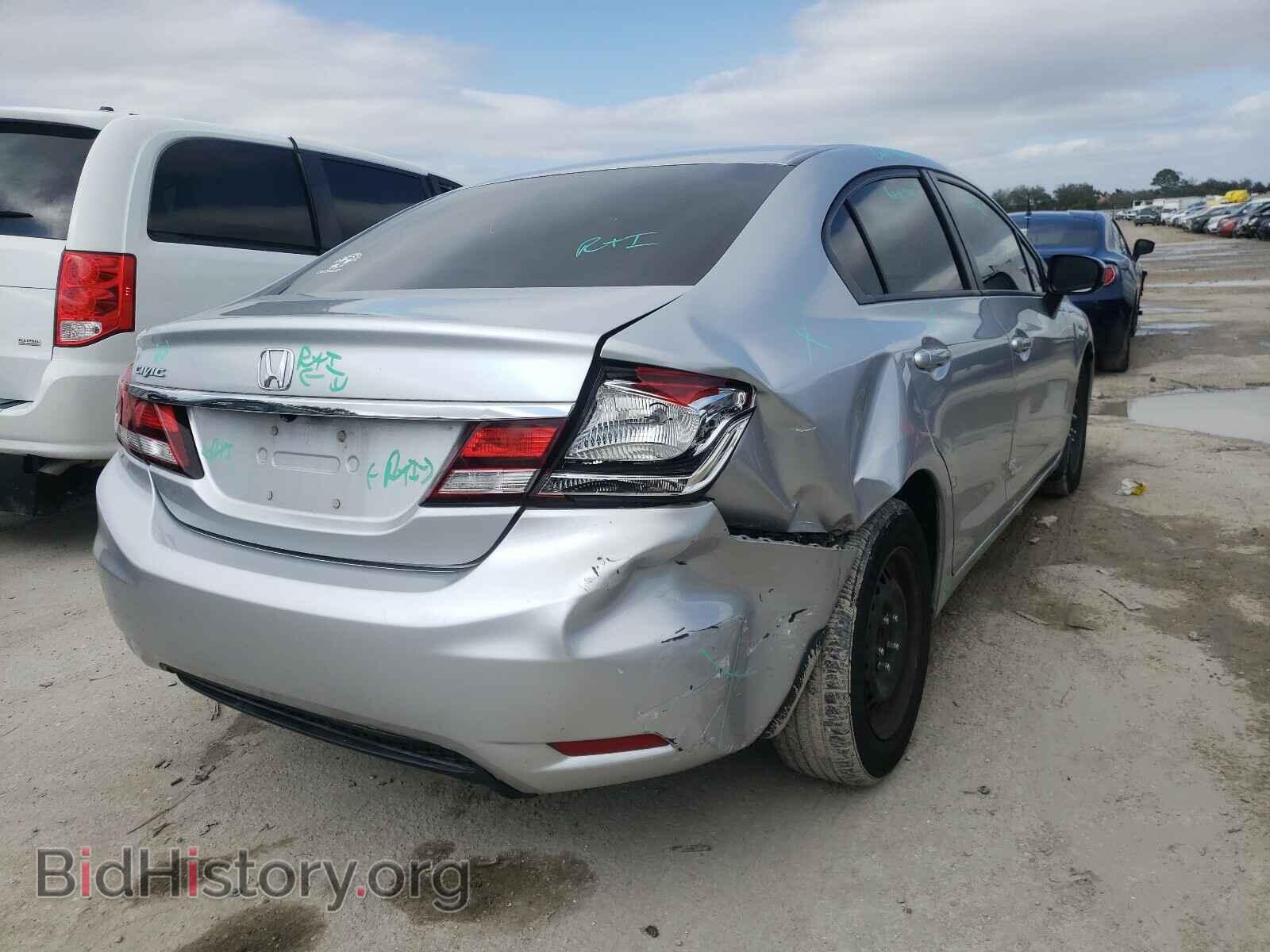 2014 HONDA CIVIC - VIN: 2HGFB2F53EH504937 - Фото 4
