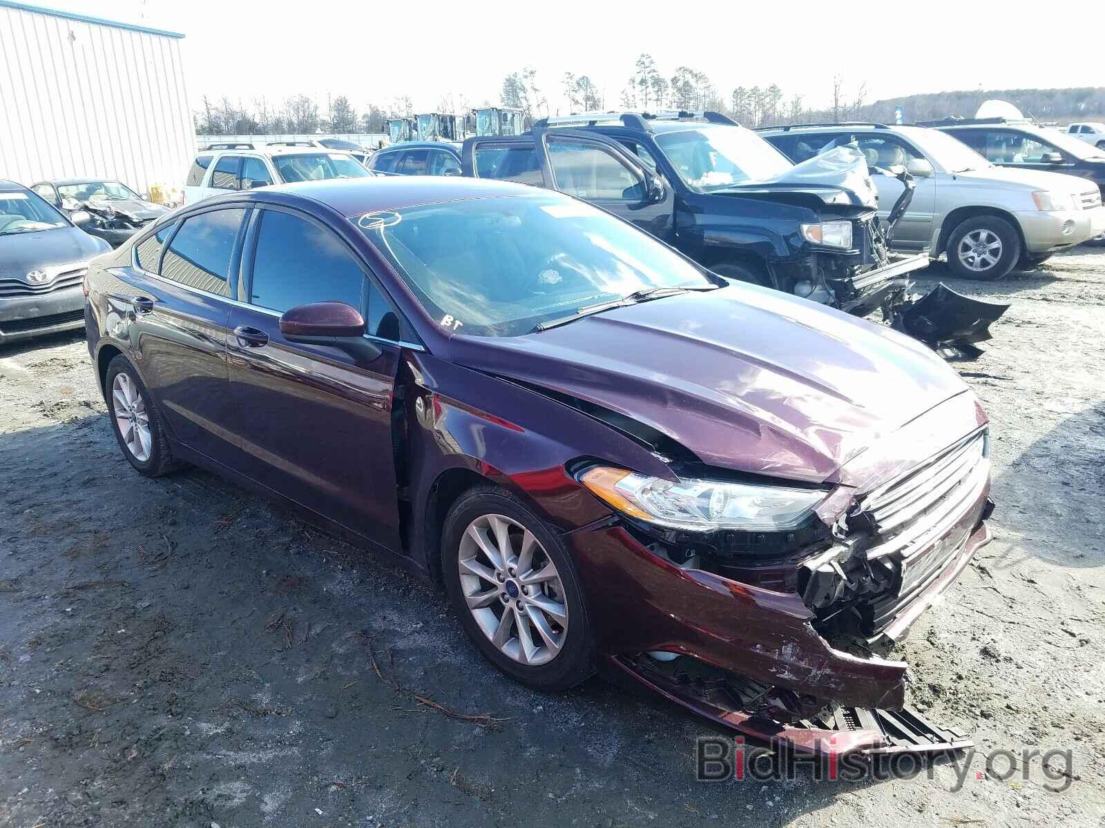 Photo 3FA6P0H70HR107817 - FORD FUSION 2017