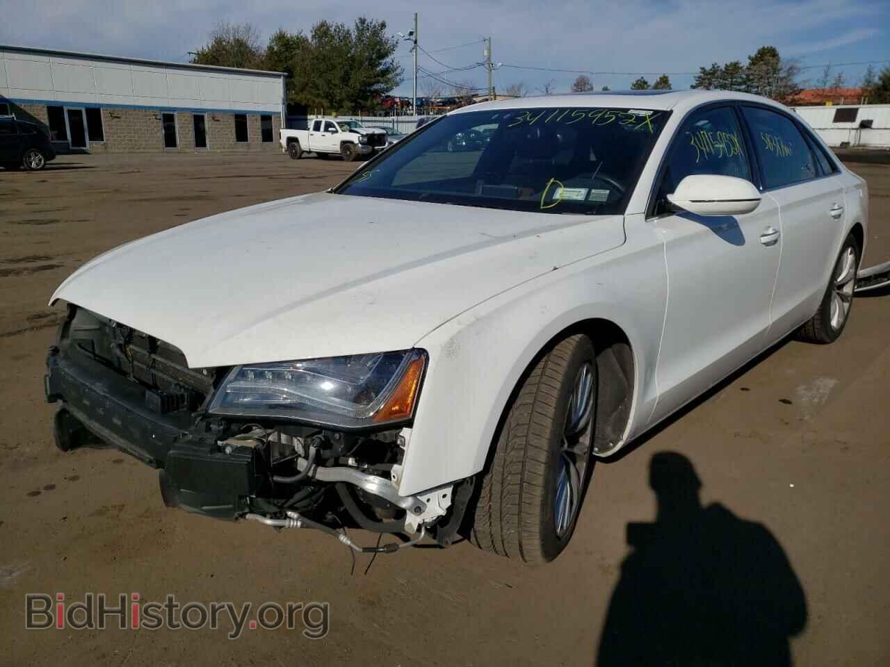 2012 AUDI A8 - VIN: WAURVAFD8CN021305 - Фото 2